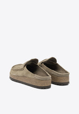 Birkenstock Naples Suede Leather Slippers Taupe 1025003TAUPE_db31d542-7a28-42a0-8057-c1f08d4d7fbc