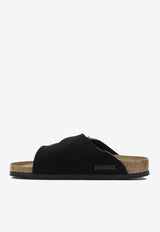Birkenstock Zurich Suede Slides  Black 1025060BLACK_1abb1a8b-1e6d-4a7b-b5d9-8c26470b9fe1