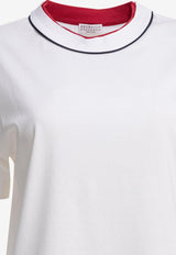 Brunello Cucinelli Monili Crewneck T-shirt White M0T81VT500C159_adf64394-dbc2-43ec-a338-c1090e2bf51b