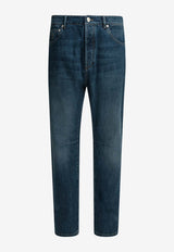 Brunello Cucinelli Logo Patch Straight-Leg Jeans Blue M0Z37X1290C1471_94518349-61af-4b1b-b075-b0887b46aeb5