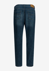Brunello Cucinelli Logo Patch Straight-Leg Jeans Blue M0Z37X1290C1471_94518349-61af-4b1b-b075-b0887b46aeb5