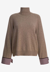 Brunello Cucinelli Turtleneck Cashmere Sweater Brown M12709803C077_f3b79653-7f38-4f79-93ed-db788baafe7e