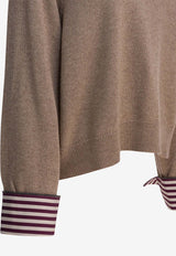 Brunello Cucinelli Turtleneck Cashmere Sweater Brown M12709803C077_f3b79653-7f38-4f79-93ed-db788baafe7e