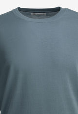 Brunello Cucinelli Fine-Knit Crewneck Sweater Blue M2900100CMM56_f618a544-2057-4cec-91c3-f2eb181a3e89