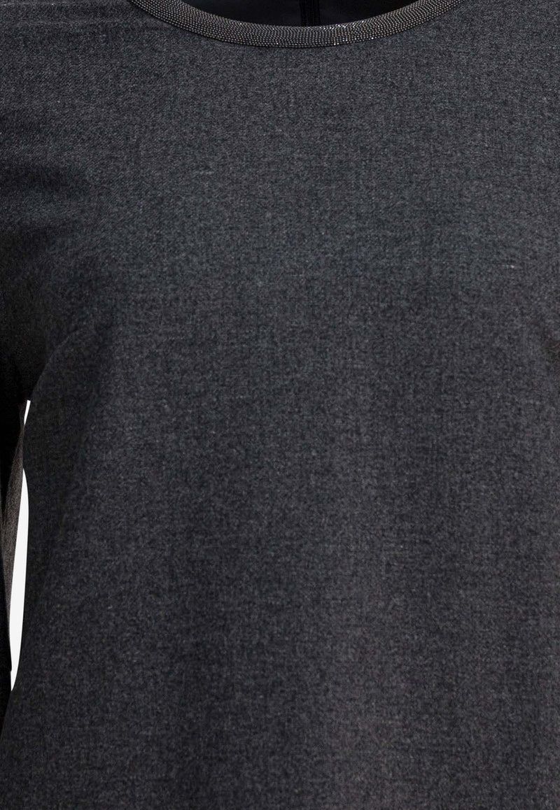 Brunello Cucinelli Wool and Cashmere Mini Dress Gray MB162AFB61C032_c7f5d4db-29e5-4edb-b90f-f875017573ad