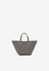 Brunello Cucinelli Mini BC Duo Monili-Embellished Tote Bag Gray MBMON2675C736_7c86aa9e-f7ef-4f27-8ffd-d3500bafc016