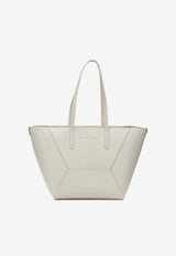 Brunello Cucinelli Large BC Duo Calf Leather Shoulder Bag White MBXAD2573C8905_c1151e7a-1e54-498e-b264-b6decdeab307