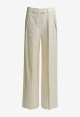 Brunello Cucinelli Straight-Leg Tailored Pants White MH126P8512C579_b04dd7a1-f336-4648-879e-e7ec5bd96714