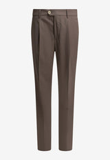 Brunello Cucinelli Tailored Buttoned Pants Brown MH252E1450C2439_5b04ffb5-0465-444e-a78e-84d529cb2002