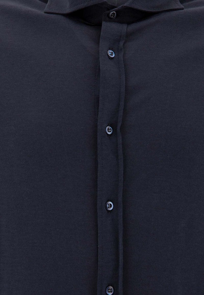 Brunello Cucinelli Silk-Blend Long-Sleeved Shirt Blue MH8366686C6134_18f675a4-98a3-427e-9868-a5a685dd5819