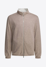 Brunello Cucinelli Reversible Windbreaker Jacket  White MM49A7434GCJE64_ba24770f-f1c5-4964-a0c6-9f427c38b3db