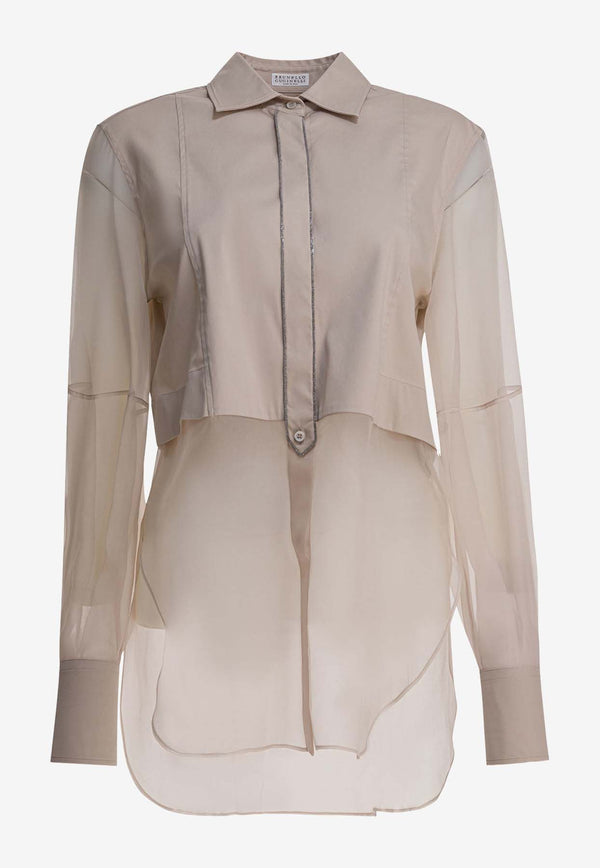 Brunello Cucinelli Monili-Chain Layered Shirt Beige MP091MQ406C7498_e63a7473-f510-4f45-8251-08fa3098b6e8