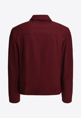 Brunello Cucinelli Double-Breasted Leather Coat Red MPBOX2069CLS86_5a076827-ff98-415f-8cb7-65091a9f406a