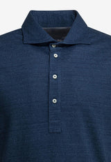 Brunello Cucinelli Basic Polo T-shirt Blue MR8273915C005_3d53fbe2-1d72-4c68-977d-db460b14e90a