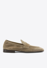 Brunello Cucinelli Suede Penny Loafers Beige MZUCAHG730C2767_26c3feec-2f13-40be-9509-79bced210f13