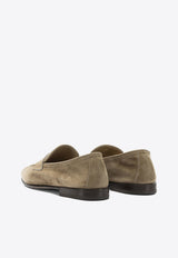 Brunello Cucinelli Suede Penny Loafers Beige MZUCAHG730C2767_26c3feec-2f13-40be-9509-79bced210f13