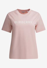 Burberry Logo Print T-shirt Pink 8118976_29bae25d-c957-4852-ac13-4dddc7f4e091