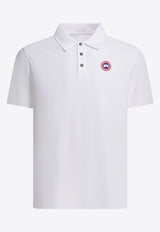Canada Goose Buckley Logo Patch Polo T-shirt White BECKLEY POLO1600M9025_f1603165-856e-41ea-ab5c-9c9cc275e04d