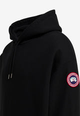 Canada Goose Rove Logo Embroidered Hooded Sweatshirt Black ROVE HOODY1549M9061_43e363b7-b270-4937-895f-8cdd592cd006