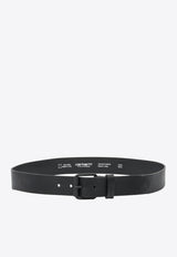 Carhartt Wip Script Leather Belt  Black I03099200E.XX_6e9bdab0-82fe-4a3d-b7a2-eabb1a5a08f8