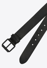 Carhartt Wip Script Leather Belt  Black I03099200E.XX_6e9bdab0-82fe-4a3d-b7a2-eabb1a5a08f8