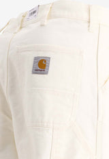 Carhartt Wip Single-Knee Straight-Leg Pants White I031497D6.02_0c462fb0-d99a-4f9b-9577-512b19d75ae9