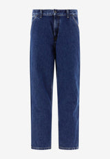 Carhartt Wip Single-Knee Straight-Leg Jeans Blue I03202401.06_5214c43e-1ddb-4d73-b647-3a19071768d2