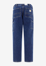 Carhartt Wip Single-Knee Straight-Leg Jeans Blue I03202401.06_5214c43e-1ddb-4d73-b647-3a19071768d2