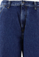 Carhartt Wip Single-Knee Straight-Leg Jeans Blue I03202401.06_5214c43e-1ddb-4d73-b647-3a19071768d2
