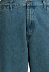 Carhartt Wip Single-Knee Straight-Leg Jeans Blue I03202401.12_889fc99b-d225-46c8-862e-34e4b4fb7625