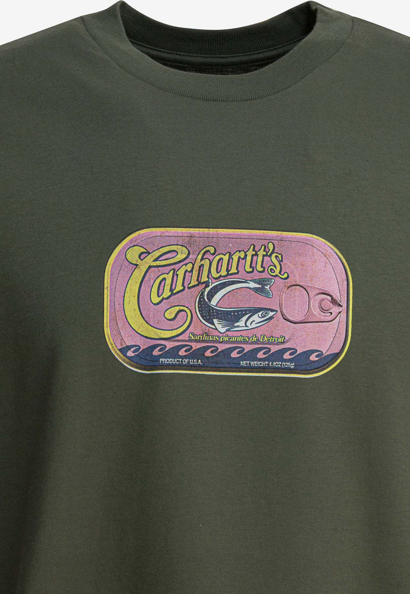 Carhartt Wip Sardinas Printed T-shirt Green I03600511.XX_eaf85d08-8cdb-457d-93f4-138aad6b1cf6