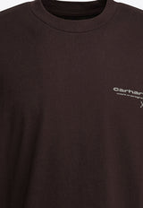 Carhartt Wip Garble Graphic Print T-shirt Brown I03600733H.XX_4a9d6d2f-47b6-4bc0-9497-df0a4c858455