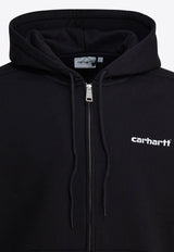 Carhartt Wip Archive Lines Zip-Up Hooded Sweatshirt Black I03601389.XX_0c3905ea-f6e6-4325-9f70-2002eb448f96