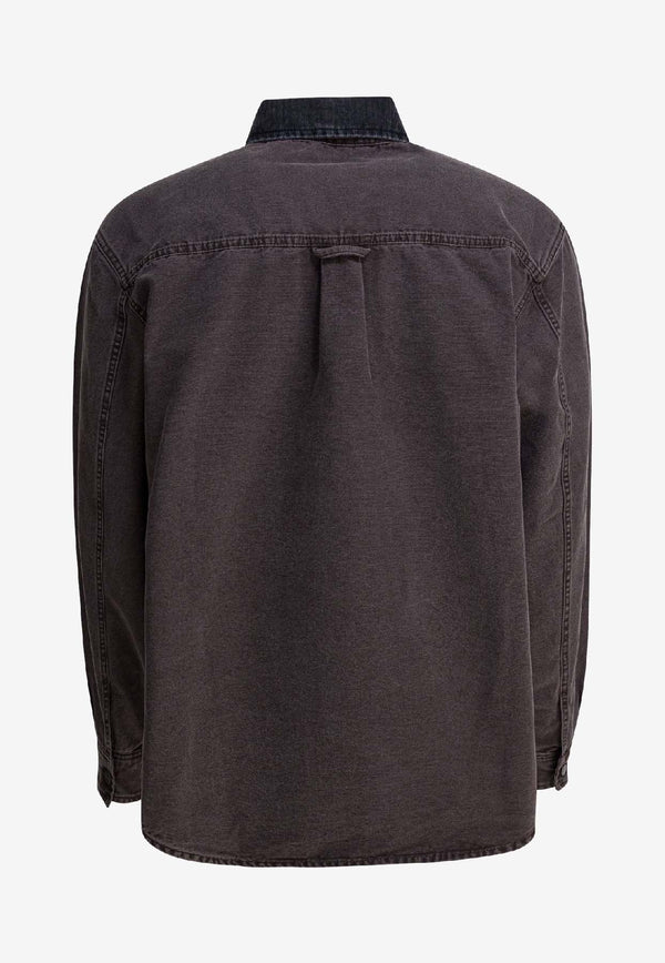 Carhartt Wip Mitch Logo Patch Overshirt  Brown I0362623AN.0J_a173c1d8-b015-4280-a38d-7f63246076af