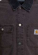 Carhartt Wip Mitch Logo Patch Overshirt  Brown I0362623AN.0J_a173c1d8-b015-4280-a38d-7f63246076af