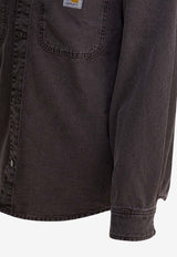 Carhartt Wip Mitch Logo Patch Overshirt  Brown I0362623AN.0J_a173c1d8-b015-4280-a38d-7f63246076af