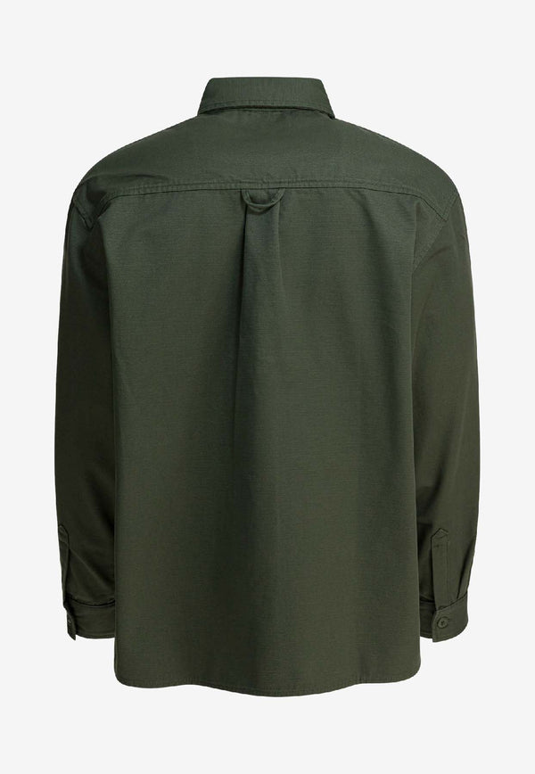 Carhartt Wip Kelly Logo Patch Overshirt Green I03627111.02_4d28a8ce-c1bd-4ef3-a101-605d0fea5d45