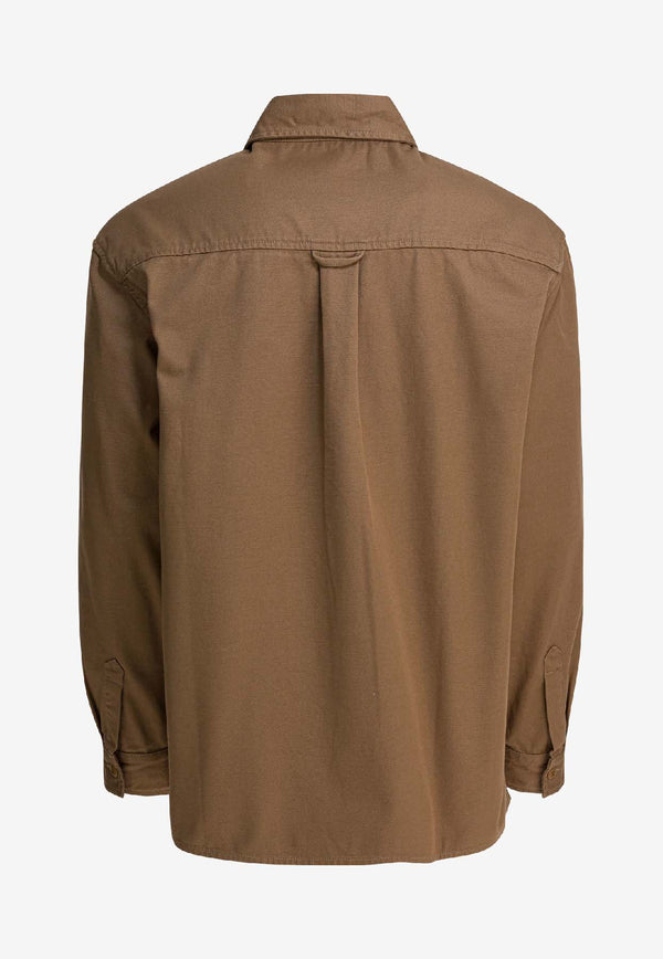 Carhartt Wip Kelly Logo Patch Overshirt Beige I0362712FS.02_8d0d416c-2c1c-4270-bb85-e58980aae387