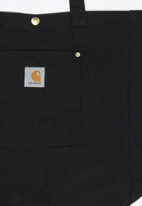 Carhartt Wip Bay Logo Tote Bag Black I03633389.01_2878a56d-468e-4f89-9cc1-ef0b0f39543e