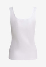 Chloé Logo Embroidered Tank Top White CH25SJH12180101_230e199f-23f3-4e67-99d3-bed9a2e3884a