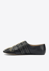 Chloé Susanna Studded Leather Ballet Flats Black CH26S16YUR001_588437c2-2128-4445-8cfd-9d8642d4786e