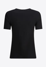 Chloé Flamingo Logo T-shirt Black CH26SJH08194070_63509c46-a15d-4826-ae8a-4d3d65b6b4ce