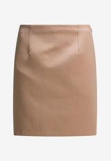 Chloé Duchess Satin Mini Pencil Skirt  Pink CH26SJU192626K7_ef3f75fb-a60b-4fdd-a263-d07c56db37ca