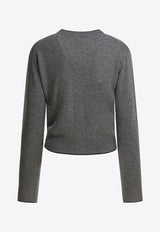 Chloé Heart Logo Wool Cardigan Gray CH26SMC08710012_66073fad-caf9-4cfb-b785-4ccab1b15b18