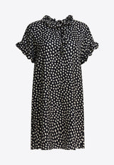 Chloé Polka Dots Mini Dress Black CH26SRO50300915_35198246-a540-465e-bcb4-092961fdc9bf