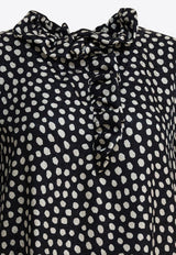 Chloé Polka Dots Mini Dress Black CH26SRO50300915_35198246-a540-465e-bcb4-092961fdc9bf
