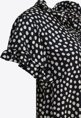 Chloé Polka Dots Mini Dress Black CH26SRO50300915_35198246-a540-465e-bcb4-092961fdc9bf