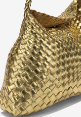 Dragon Diffusion Medium Santa Maria Woven Leather Shoulder Bag Gold 8700GOLD_cdb2c054-5e0e-40a6-9279-4bc22283969f