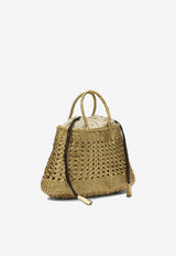 Dragon Diffusion Medium Santa Cano Handbag  Gold 8881GOLD_ef568b0a-9f67-4779-b2e4-bc1172589423