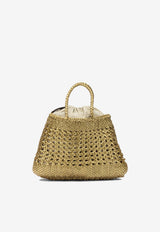 Dragon Diffusion Medium Santa Cano Handbag  Gold 8881GOLD_ef568b0a-9f67-4779-b2e4-bc1172589423